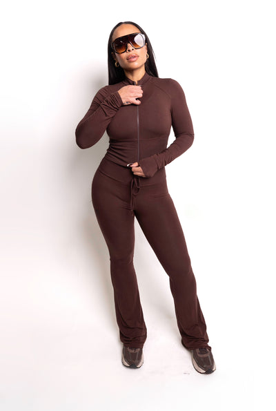 Jacket & Flare Pant Set
