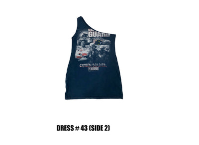 Reconstructed One Shoulder Racing Dress