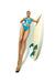 Sorella Blue Metallic Swim Bottom