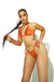 Sorella Orange Metallic String Bottom