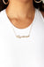 Gold Diamond Capricorn Horoscope Necklace