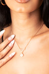 Gold Zodiac Symbol Nameplate Necklace